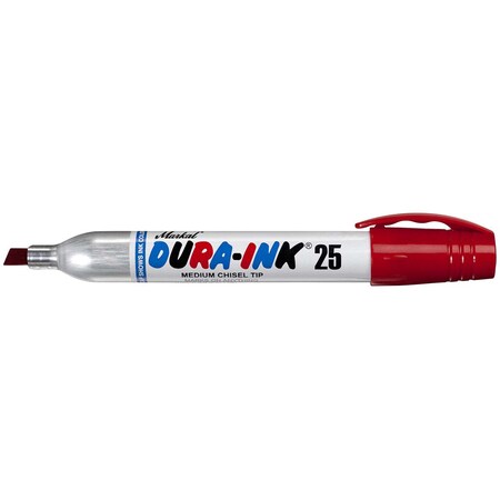 La-Co DURA-INK 25 Permanent Ink Marker, Red 96222